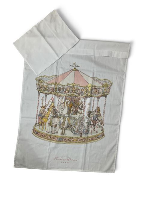 Set lenzuolino carrozzina Atelier Choux | CAROUSELPINKLENZUOLOCAROUSELPINK